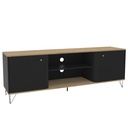 MESA PARA LCD KAZAN  OAK/NEGRO,  P1200133