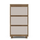 MESA DE NOCHE COIMBRA DE 3 GAVETAS  FREIJO/OFF WHITE,  230075.0002